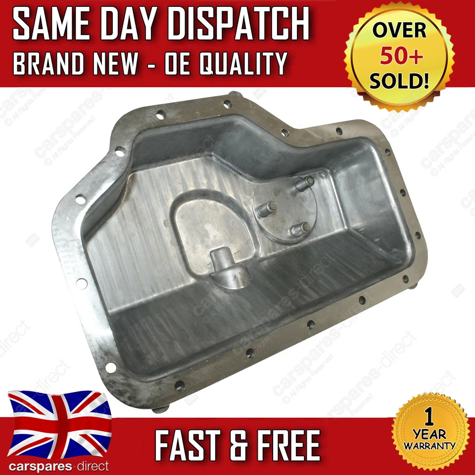 BMW 3 SERIES E30 316i 318i 318is ALUMINIUM OIL SUMP PAN 1987-1994 - Image 1 of 4