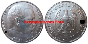 J360 5 Reichsmark Hindenburg 1936 G in SS - Picture 1 of 1