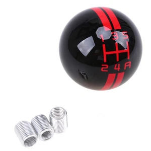 5 Speed Car Gear Shift Knob Shifter Black Ball For Ford Mustang Shelby GT 500 - Picture 1 of 12