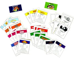 MONOPOLY Disney Edition Ersatzstücke 28 Urkunden und 30 Karten 2001  - Bild 1 von 4
