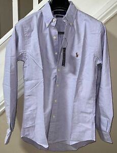 Ralph Lauren Lilac Slim Fit Oxford Shirt 100% Cotton