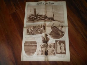 New York Times Picture Section, Rotogravure: Part 7 Jun 9, 1918 WWI Era NYT#1 - Picture 1 of 4