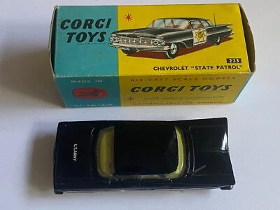 Corgi Toys  223 - Chevrolet State Patrol - OVP - near  Mint - Bild 1 von 4
