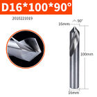 Carbide Fixed Point Drill End Mills CNC Router Bits 90&#176;Degree for Aluminium