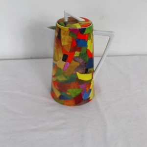 Art Trencadis S.L. Multicoloured Coffee Pot - 6.5 Inches Tall. - Bild 1 von 4