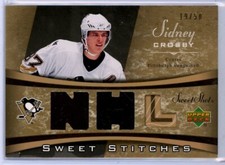 2006-07 Sweet Shot Sweet Stitches Duals #SSSC Sidney Crosby DUAL JERSEY /50