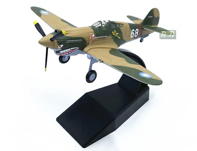 1/72 AMER US P-40 Flying Tigers No.68 Fighter Jet Aircraft Finished Model - Image 1 of 4