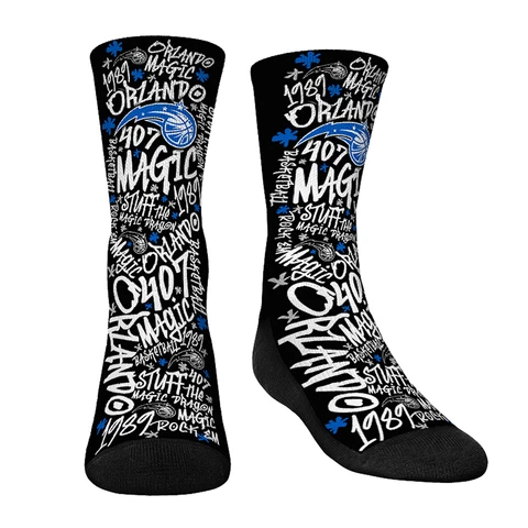Youth Rock Em Socks  Orlando Magic Graffiti Crew Socks Cover