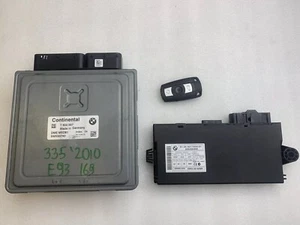 BMW N54 335i 135i E93 E92 E90 MSD81 Dme Ecu Cas Ignition Key SET OEM ✅ 7604567 - Picture 1 of 5