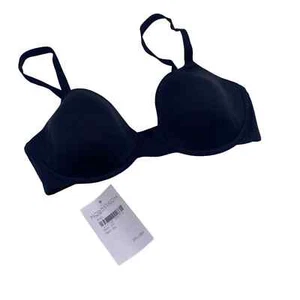 Natori Damen-T-Shirt ärmellos mit Tauchausschnitt schwarz Größe 32C NEU - Bild 1 von 3