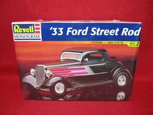 1933 Ford Street Rod ZZ Top '33 Revell-Monogram 1:24 Scale Model Kit Car 85-2480 - Picture 1 of 4