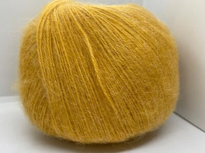 Apricot Angora Solid 77625 Ice Yarns Acrylic Angora Wool Blend 100gram 601y - Image 1 of 4