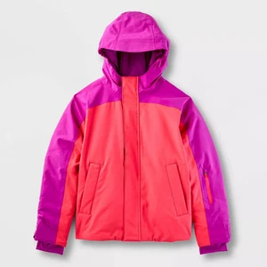 Kids' Solid Anorak Jacket - All In Motion Pink XS - Picture 1 of 3