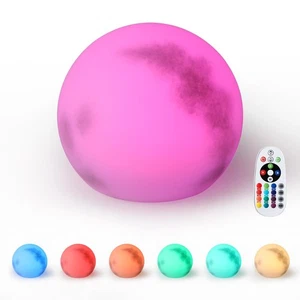 Innen Außen Wasserdicht Leuchtkugel mit Fernbedienung, LED Nachtlicht Stimmung L... - Bild 1 von 8