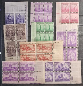 US Stamp Sc , 1940 Year Set, Plate Blk of 4, MLH F/VF CV$19.50 (510A87) - Picture 1 of 1