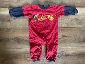 Vintage 90er Disney Baby Happy Windsday Winnie Puuh Tigger Einteiler Gr. 12 MO - Bild 1 von 19