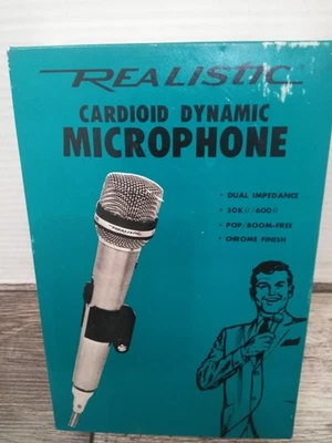 VTG Realistic Dual-Impedance Dynamic Cardioid Microphone Model 33-992 NEW -JAPAN - Image 1 of 4