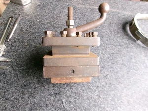 DREHMASCHINE REVOLVER WERKZEUGHALTER 4 1/2 ZOLL VIERKANT 0,875 WERKZEUGE - Bild 1 von 4