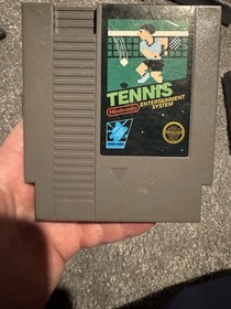 Nintendo NES Tennis 1985 Video Game Cartridge Authentic - 5 Screw