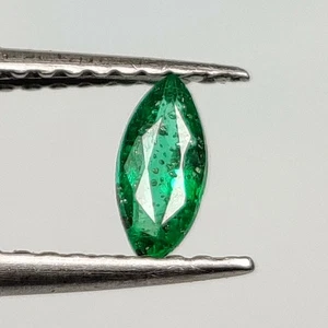 0.27 CT - Natural Emerald Marquise Cut Fine Luster Gem Zambian - 8192 - Picture 1 of 2