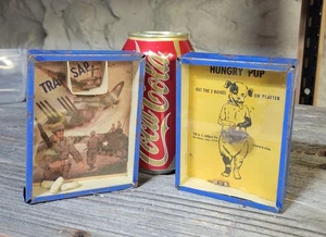 WWII Hand Held Games Trap A Sap Hungry Pup A C Gilbert - Picture 1 of 5