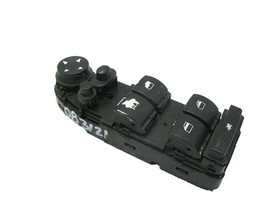 08-10 BMW E60 530i 525i 545i LEFT FRONT POWER MASTER WINDOW SWITCH OEM 083121 - Image 1 of 4