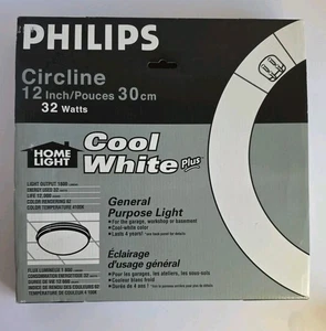 Philips Circline 8” 22W Cool White Plus Fluorescent Light Bulb FCL22EX-CW - Picture 1 of 10