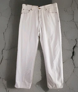 Calvin Klein Easy Fit Jeans Mens 34X32 Beige Tan - Picture 1 of 19