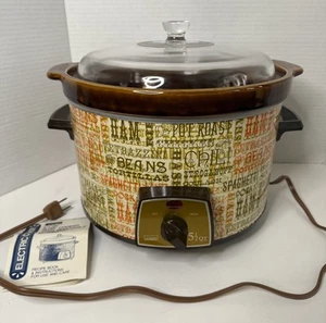 Vintage/Retro 70er 5,5 Qt Slow Crockpot Montgomery Ward OVP TOP - Bild 1 von 10