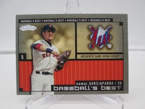 Parche de lavandería majestuoso Fleer Showcase Nomar Garciaparra 2002 usado en juegos #5 - Imagen 1 de 2
