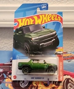 2023 Hot Wheels GMC Hummer EV grün 116/250 HW Hot Trucks 3/10 - Bild 1 von 3