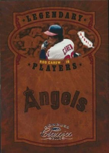 2005 Donruss Classics Legendary Players Insert #d to 800 Rod Carew Angels Twins - Picture 1 of 2
