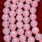 8 mm Natural Pink Jade Gemstone Round Loose Beads 15"A+++++