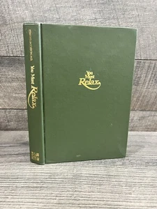 You Must Relax Edmund Jacobson Revised Enlarged 5th Ed Large Print HC Book 1970 - Picture 1 of 8