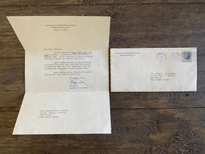 1963 Bob Dole Signed Vintage Original Letter U.S. House of Representatives - Picture 1 of 4