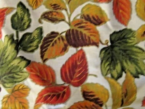 Bezaubernde Blatt Blätter Herbst Herbst Farben schöne Ernte Stoff Material schick - Bild 1 von 2
