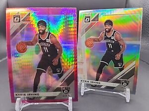 Kyrie Irving - 2019 Donruss Optic - Hyper Pink Prizm And Holo Silver - Nets