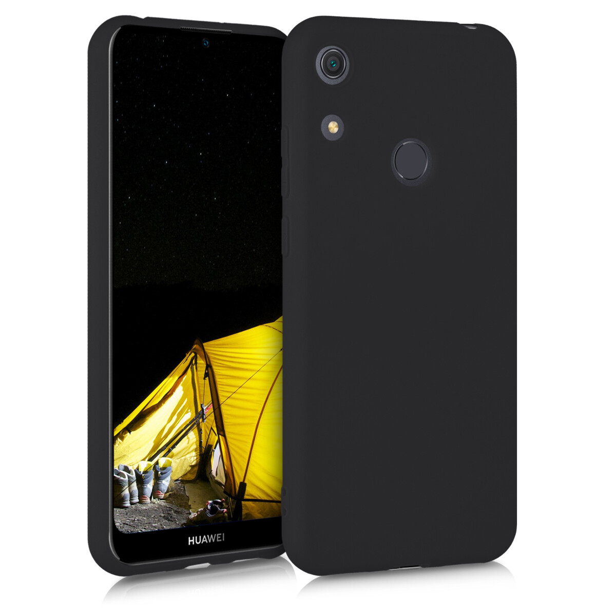 Custodia Morbida In Silicone Per HUAWEI Y6 2019 / Y6 Pro / HONOR 8A / Y6S - Polvere Di Sabbia - Foto 9