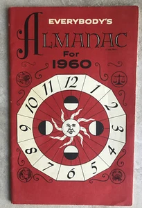 1960 Everybody's ALMANAC für 1960 GEFÜLLT MIT ALLERLEI INFO !!!!! L@@K - Bild 1 von 4