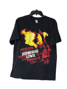 Vintage ROB ZOMBIE Zombie Live 2009 T-Shirt  ROCK Heavy Metal Sz M - Picture 1 of 6