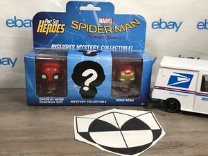 Spider-Man Iron Man Funko 3-Pack Pint Size Heroes Spider-Man Homecoming #1 - NEW - Picture 1 of 9