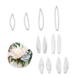 Protea Flower Fondant Mold Petal Veiner Silicone Mold Plastic Cutter Sugarcraft - Picture 1 of 9