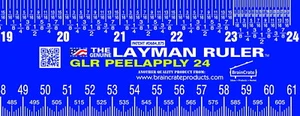 PeelApply Adhesive Ruler Sticker Stick On Measure Measuring  Work Shop Crafts - Picture 1 of 11