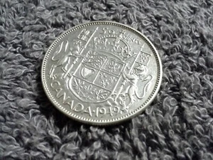 1949 Canada 50 Cents KM#45 .800 Silver ASW .3000 - XF/AU Proof Like - Picture 1 of 4