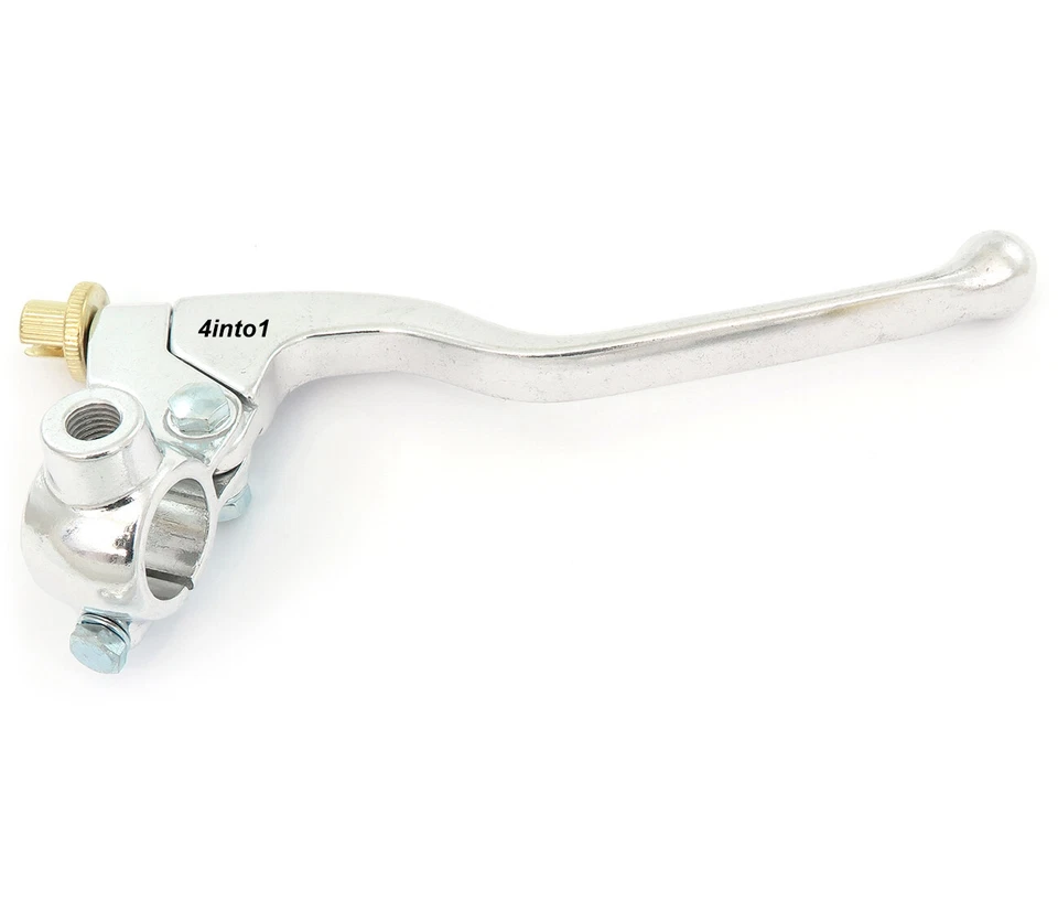 Conjunto de palanca de freno de tambor Kawasaki GP con soportes de espejo - Cromo - 7/8" Foto 1 de 1