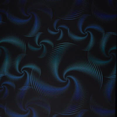 0,5m Twirl Lines, lycklig design, Softshell, blau/türkis, 263255 (10,29 EUR/m) - Bild 1 von 2