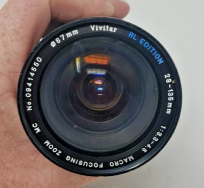 Vivitar RL Edition 28-135mm 1:3.5-4.5 MC Zoom Lens 9414550 UNTESTED - Image 1 of 4