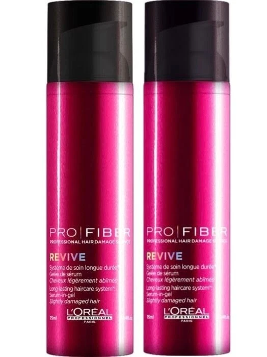 L’OREAL Pro Fiber Revive Serum-in-Gel Leave in 2.54 oz / 75 ml (lot Of 2) - Image 1 of 1