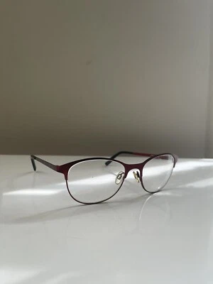 Gafas de diseñador Legacy Lane 45 rojas 53-15-135 mm monturas solamente Foto 1 de 4