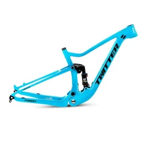 MTB Bicycle Frame 27.5/29er Full Suspension Carbon Fiber Mountain Bike Frameset  - Picture 1 of 26